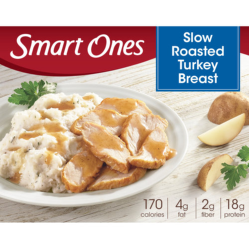 Smart Ones Slow Roasted Turkey Breast with Gravy & Garlic-Herb Mashed Potatoes Frozen Meal
