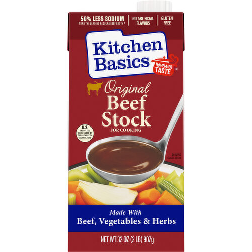 Kitchen Basics Original Beef Stock for Cooking