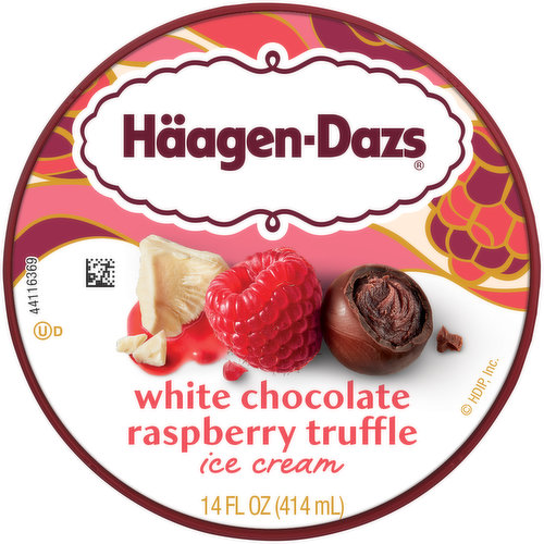 Haagen Dazs White Chocolate Raspberry Truffle Ice Cream