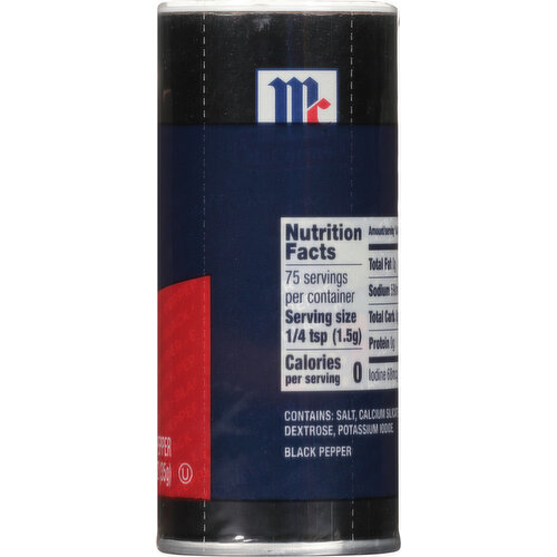 Morton Iodized Salt & Black Pepper