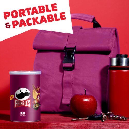 Pringles Potato Crisps Chips, BBQ, Grab N' Go Snack Pack