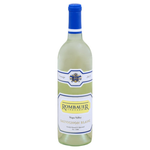 Rombauer Sauvignon Blanc, Napa Valley, Vintage 2015