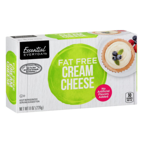 Essential Everyday Cream Cheese, Fat Free