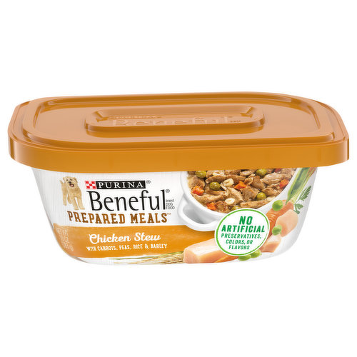 Purina Beneful Dog Food, Chicken Stew, Prepared Meals