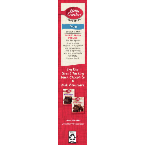 Betty Crocker Favorites Fudge Brownie Mix 18.3 Oz, Brownie Mix