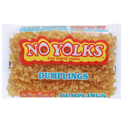 No Yolks Egg White Pasta, Dumplings