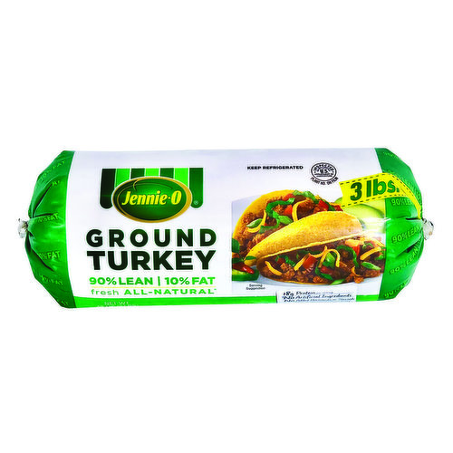 Jennie-O All-Natural 93% Lean Ground Turkey, 1 lb - Ralphs