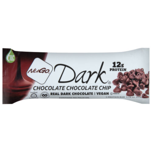 NuGo Dark Protein Bar, Chocolate Chocolate Chip