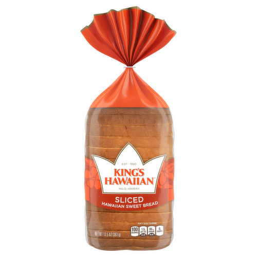 King's Hawaiian Bread, Hawaiian Sweet, Sliced