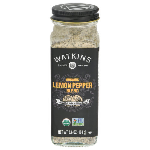 Watkins Lemon Pepper Blend, Organic