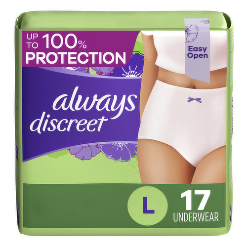 Always Zzz Underwear L/Xl 3 ct