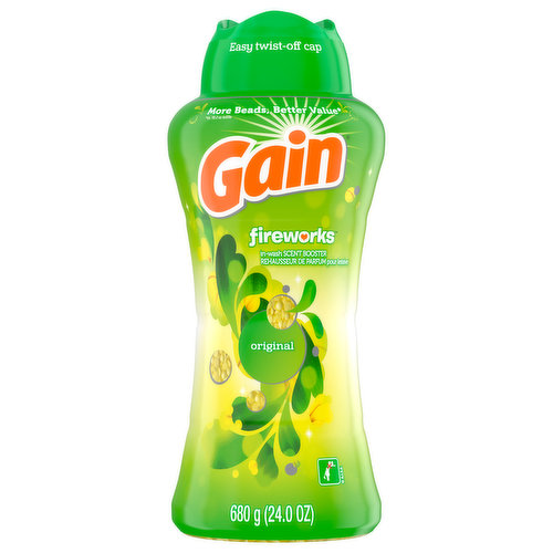 Gain Fireworks In-Wash Scent Booster, HE, Original