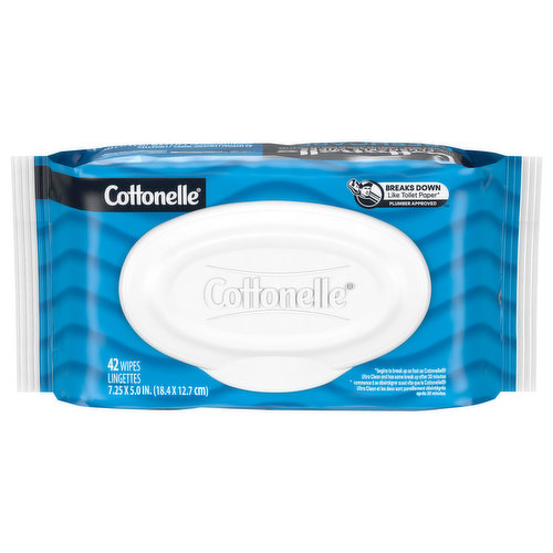 Cottonelle Wipes, Flushable