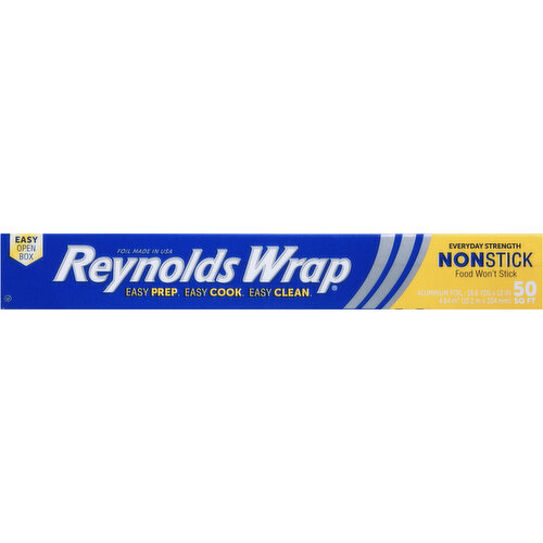 Reynolds Wrap Everyday Strength Non-Stick Aluminum Foil, 150 Square Feet