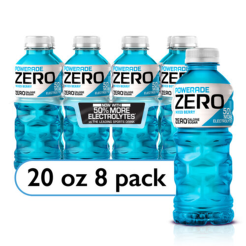 Powerade Zero Sports Drink, Mixed Berry, 20 fl oz
