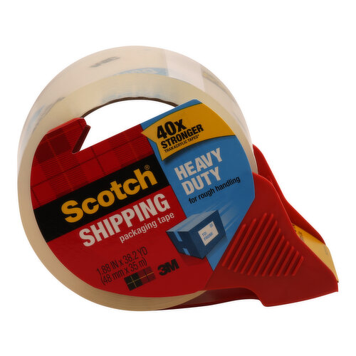 Scotch Packaging Tape, Shipping, Heavy Duty