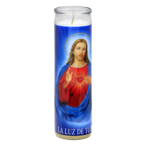 Veladora Mexico Candle, Sacred Heart Prayer