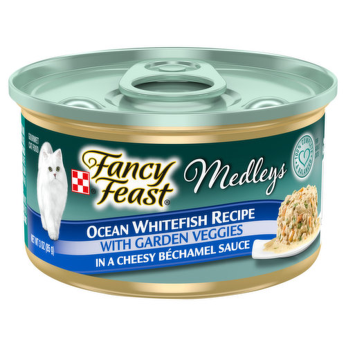 Fancy Feast Medleys Cat Food, Gourmet, Ocean Whitefish Recipe