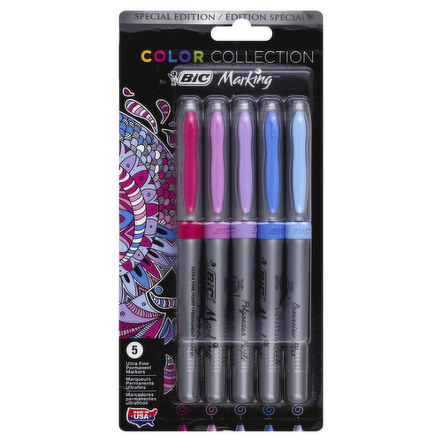 Sharpie Power Pink Ultra Fine Point Permanent Markers Pack of 6