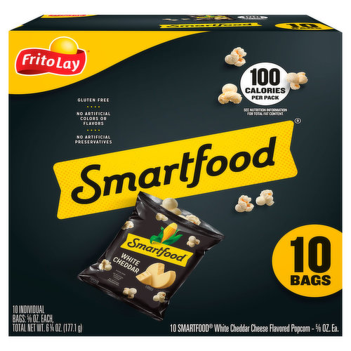 Smartfood Popcorn, White Cheddar Cheese Flavored