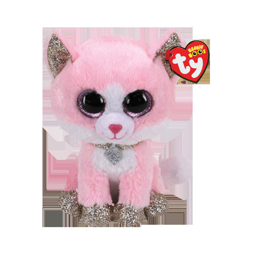 TY Pink Fiona Cat Beanie