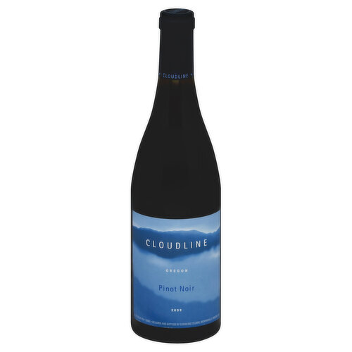 Cloudline is a wonderful and elegant expression of Pinot Noir, the most inspiring and seductive of all grapes. Relying exclusively on the best vineyards in Oregon, Cloudline is a true representation of Pinot Noir - incredibly rich, charming, harmonious and complete. The wine is beautifully balanced and fruit forward, with a silky texture and a gentle spice of oak. Enjoy! Alc. 13.5% by vol. Cellared and bottled by Cloudline Cellars, McMinnville, Oregon, USA.