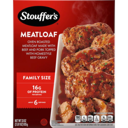 Stouffer's Meatloaf, Family Size