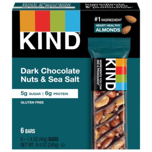 Kind Bars, Dark Chocolate Nuts & Sea Salt