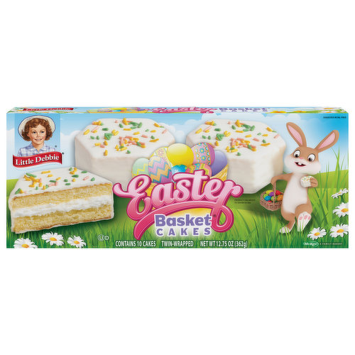 Little Debbie Basket Cakes, Easter, Twin-Wrapped