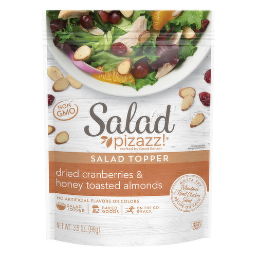 Salad Pizazz Salad Topper, Dried Cranberries & Honey Roasted Almonds