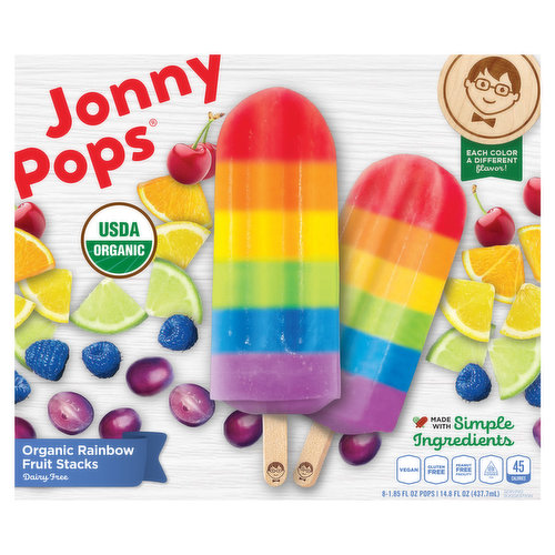 JonnyPops Frozen Fruit & Cream Bars