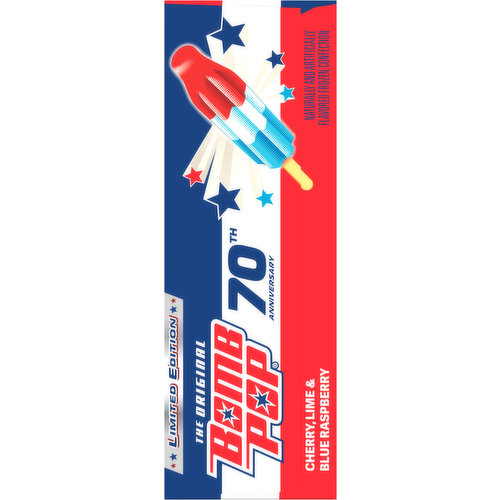Bomb Pop The Original Cherry, Lime & Blue Raspberry Pops
