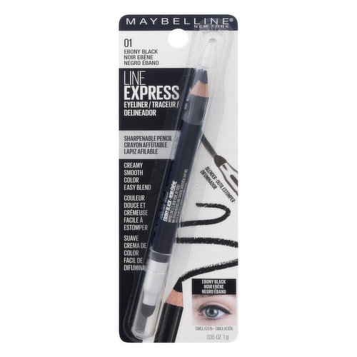 Maybelline Line Express Eyeliner, Ebony Black 01