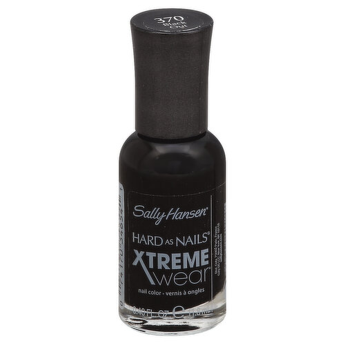 Sally Hansen Hard as Nails Extreme Wear Nail Color, Black Out 370