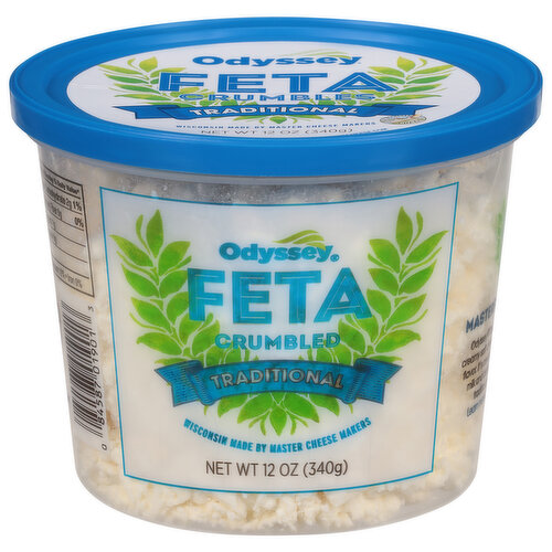 Odyssey Feta, Crumbled, Traditional