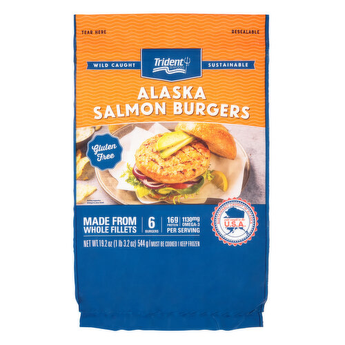 Trident Salmon Burgers, Alaska