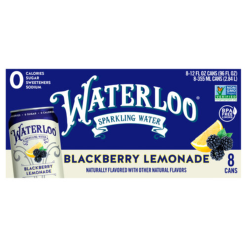 Waterloo Sparkling Water, Blackberry Lemonade