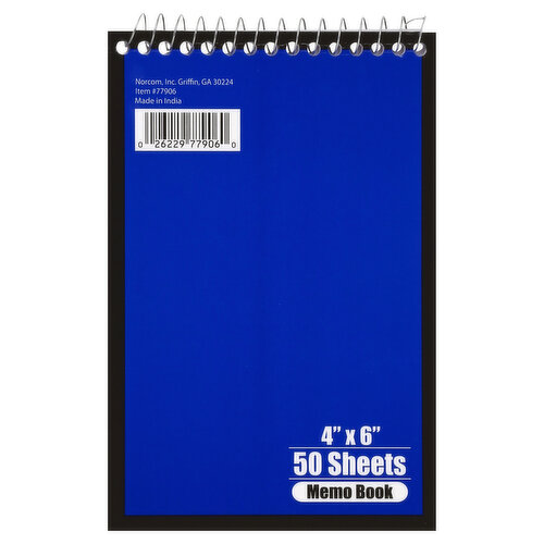 Norcom Memo Book, 50 Sheets