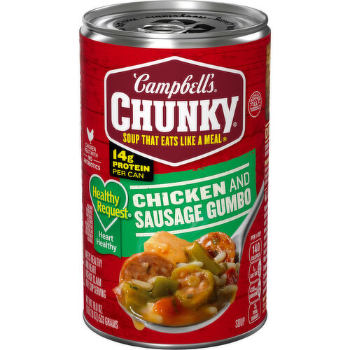 Campbell's® Chunky® Healthy Request® Chicken and Sausage Gumbo Soup