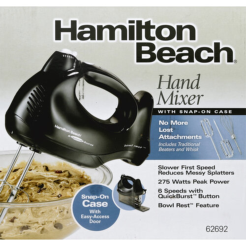 Hamilton Beach Hand Mixer with Snap-On Case