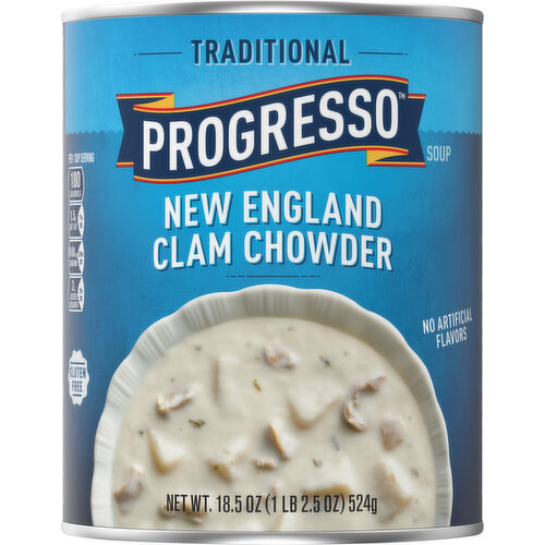 Progresso Soup, New England Clam Chowder, Traditional