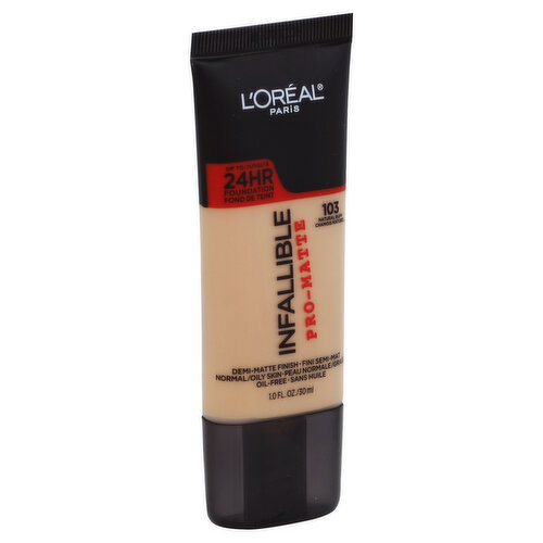 L'Oreal Infallible Pro-Matte Foundation, Natural Buff 103