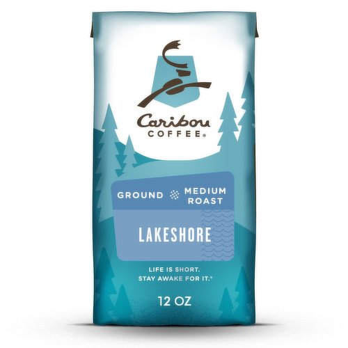 Take the taste of Caribou Coffee beans from the coffeehouse to your kitchen with a bag of Lakeshore Medium Roast Ground Coffee. This fresh, springy blend of roasted arabica beans sourced from Guatemala, El Salvador and Ethiopia offers a deliciously smooth taste topped off with light citrus flavor. The vibrant flavor recalls the joy of waking up along the water, concentrated into a cup of coffee at home, brewed fresh from your very own kitchen!