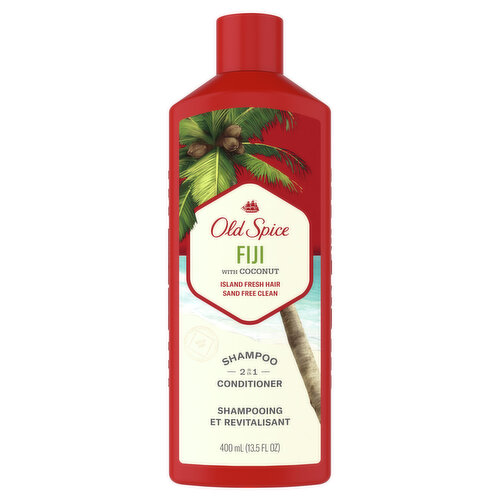 Old Spice Old Spice Fiji 2in1 Shampoo and Conditioner for Men, 13.5 fl oz