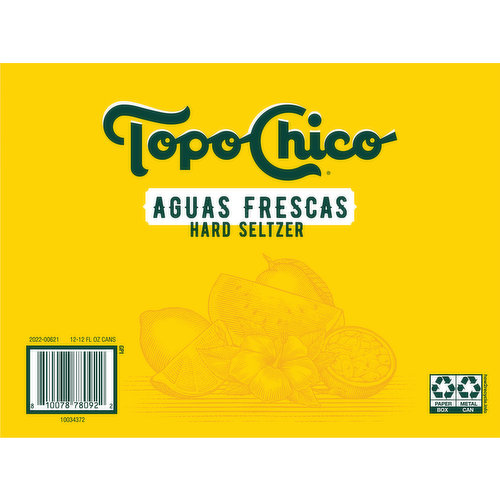 Topo Chico Aguas Frescas Hard Seltzer Variety Pack 12 oz Cans