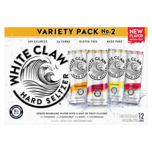 White Claw Hard Seltzer, Variety Pack