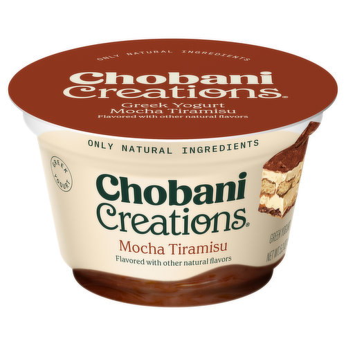 Chobani Creations Yogurt, Greek, Mocha Tiramisu