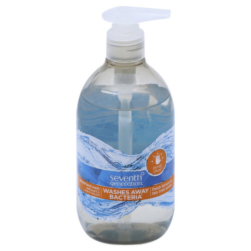 Seventh Generation Purely Clean Hand Wash, Natural, Fresh Lemon & Tea Tree Scent