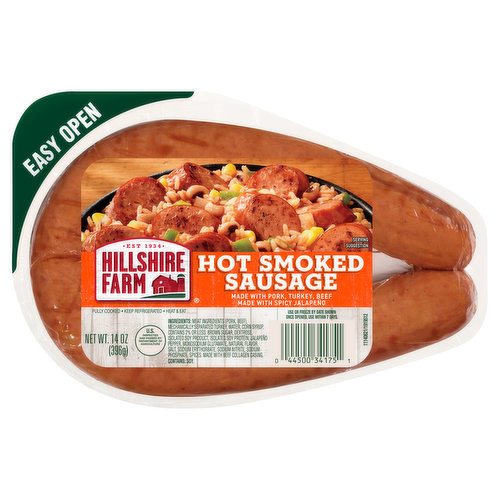 Hillshire Farm Hillshire Farm Hot Smoked Sausage, 14 oz.
