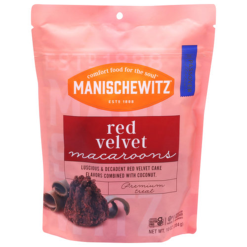 Manischewitz Macaroons, Red Velvet